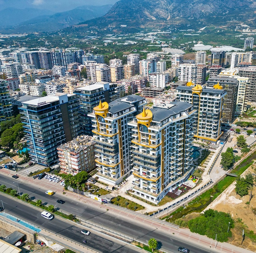 Luxury 1+1 Apartment with Stunning Sea and Mountain Views, Alanya - Mahmutlar
