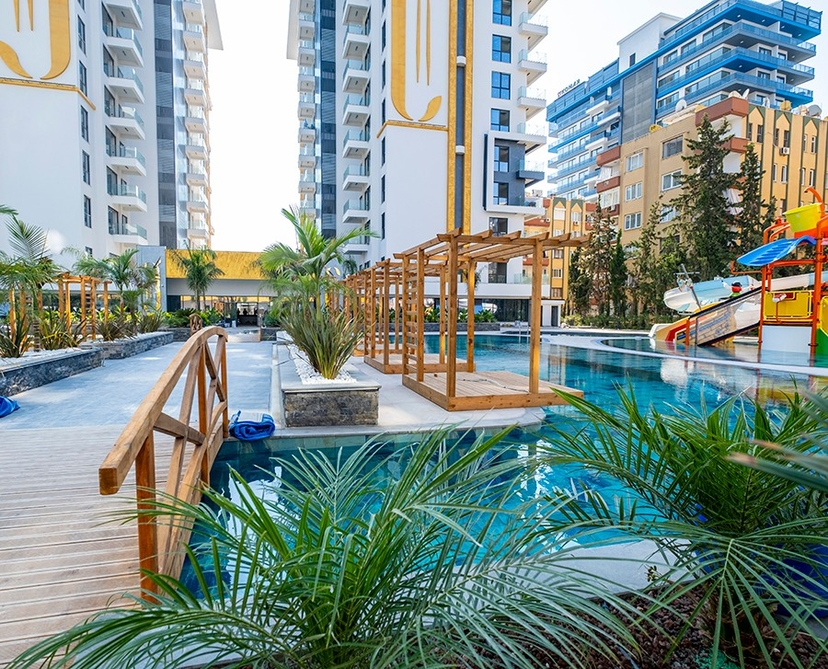 Luxury 1+1 Apartment with Stunning Sea and Mountain Views, Alanya - Mahmutlar