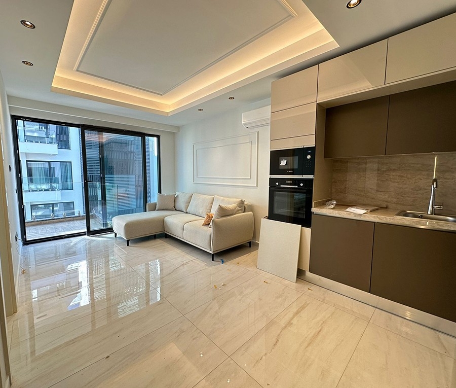 Luxury 1+1 Apartment with Stunning Sea and Mountain Views, Alanya - Mahmutlar
