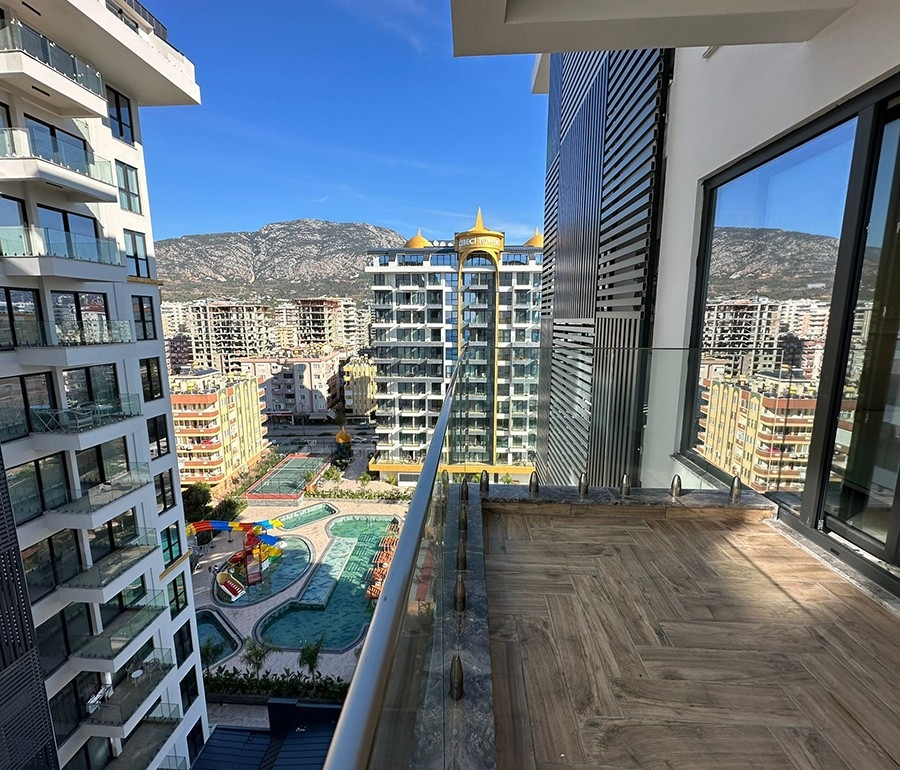 Luxury 1+1 Apartment with Stunning Sea and Mountain Views, Alanya - Mahmutlar