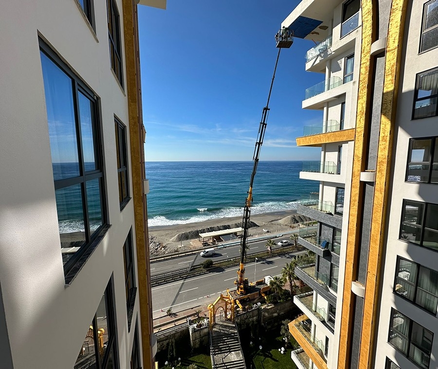Luxury 1+1 Apartment with Stunning Sea and Mountain Views, Alanya - Mahmutlar