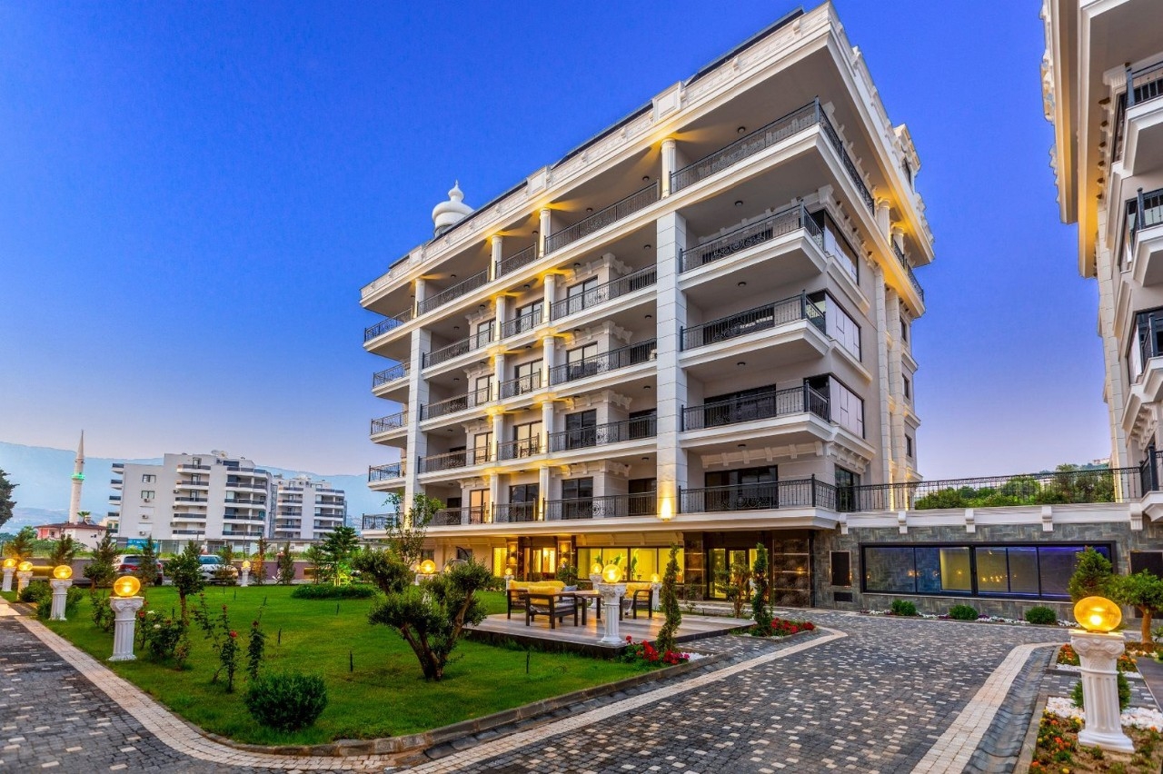 Luksus 2+1 Lejlighed med Hav- og Bjergudsigt, Alanya - Kargicak