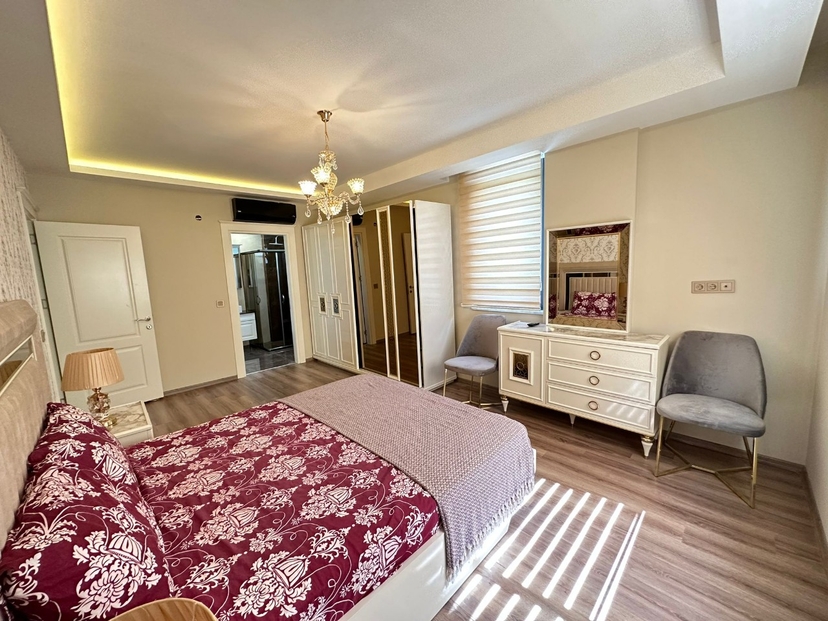 Luksus 2+1 Lejlighed med Hav- og Bjergudsigt, Alanya - Kargicak