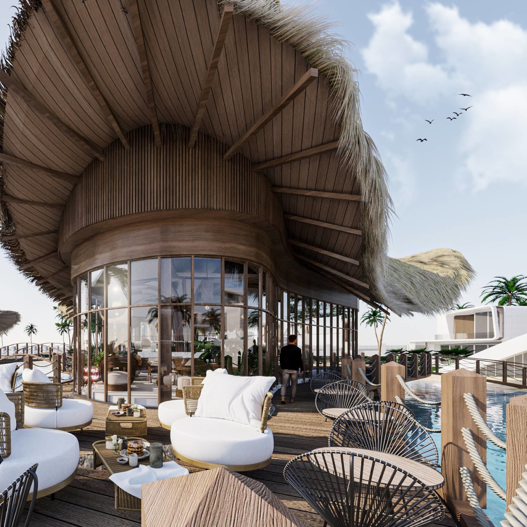 Luksuriøs 3+1 Villa med Basseng og Treningssenter i Belek Sentrum