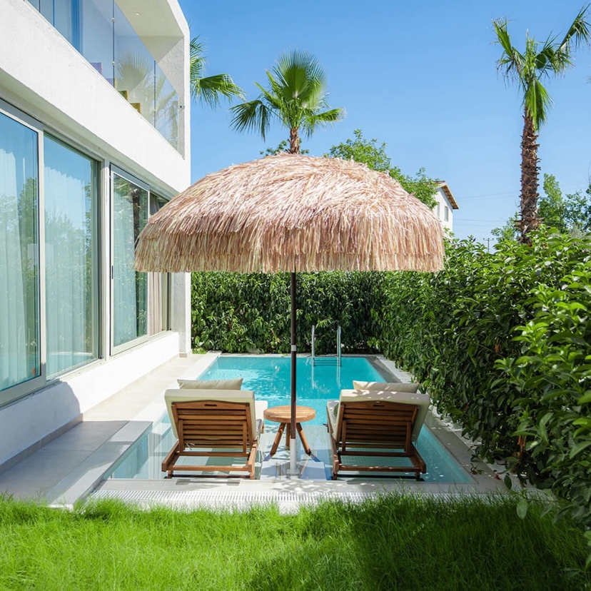 Luksuriøs 3+1 Villa med Basseng og Treningssenter i Belek Sentrum