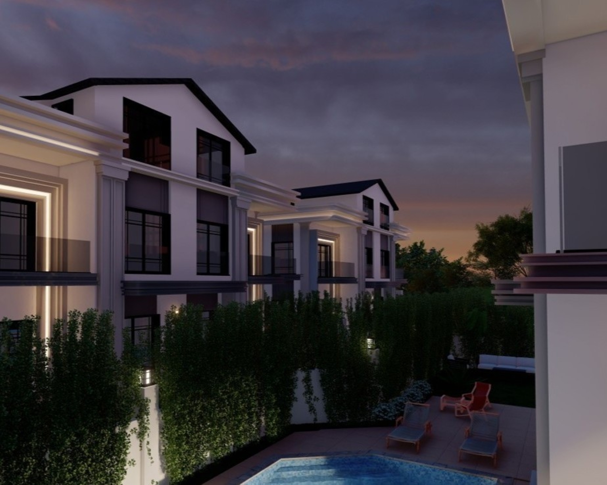 Luxuriöse 7+1 Villa mit Pool und Sauna, Belek Zentrum
