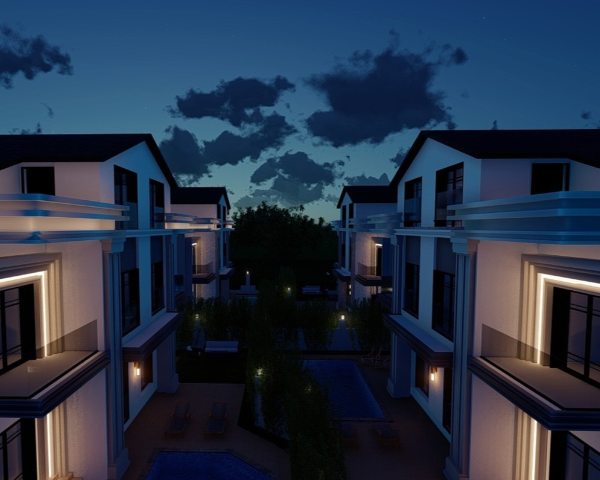 Luxuriöse 7+1 Villa mit Pool und Sauna, Belek Zentrum