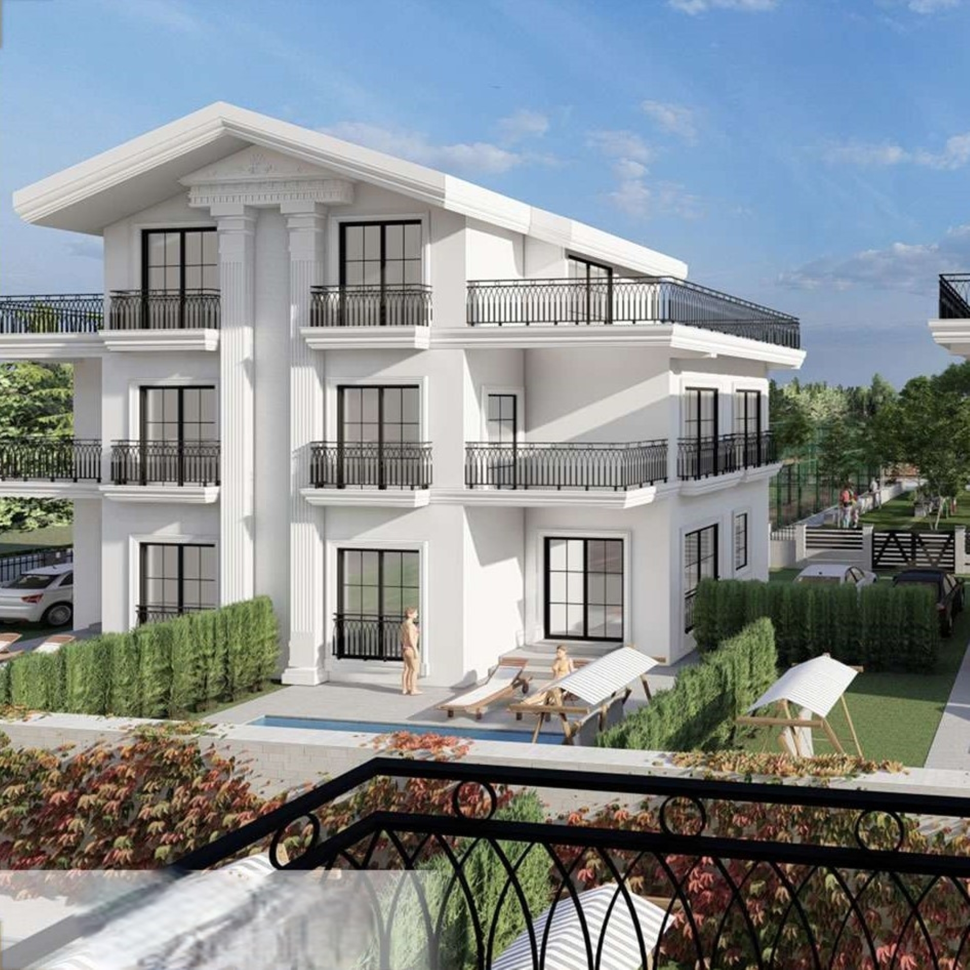 Luxurious 4+1 Villa in Belek Center with Pool