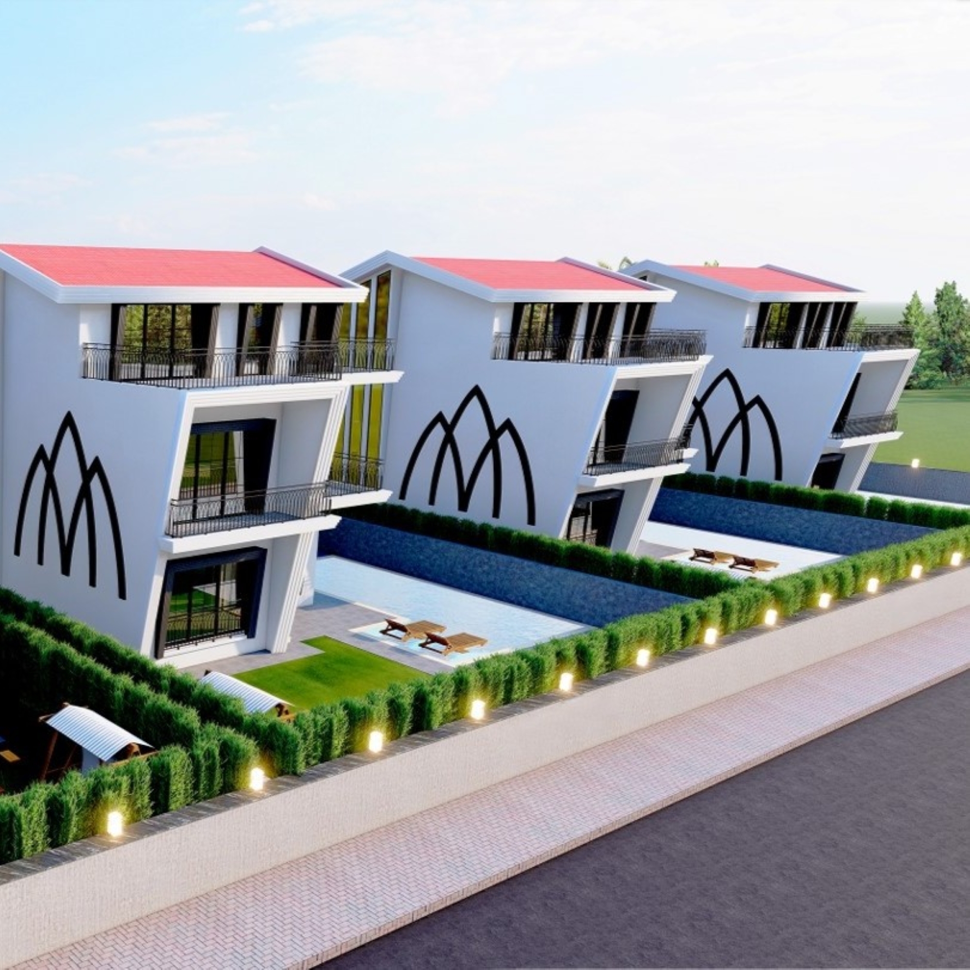 Luxurious 6+1 Mountain View Villa in Belek Center