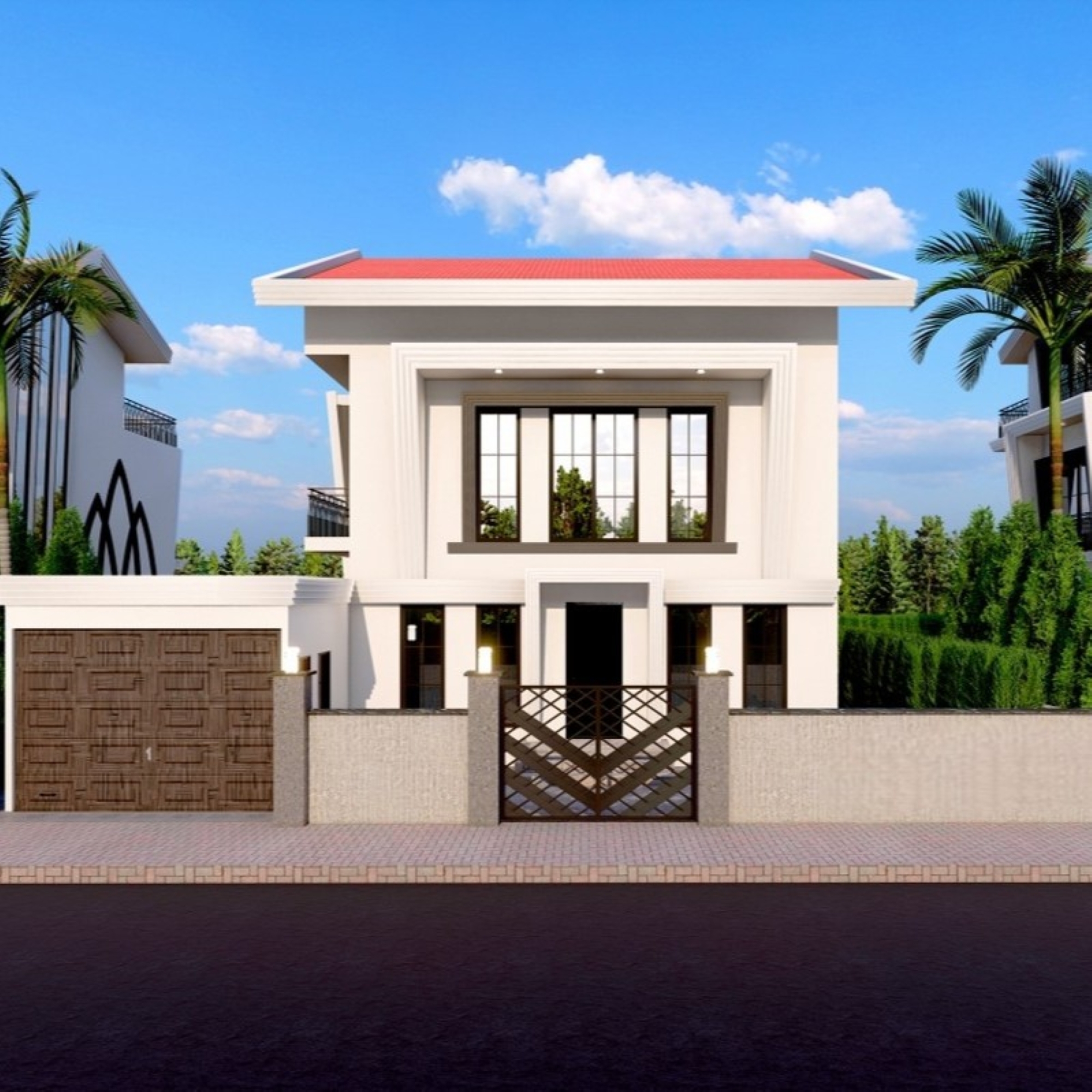 Luxurious 6+1 Mountain View Villa in Belek Center