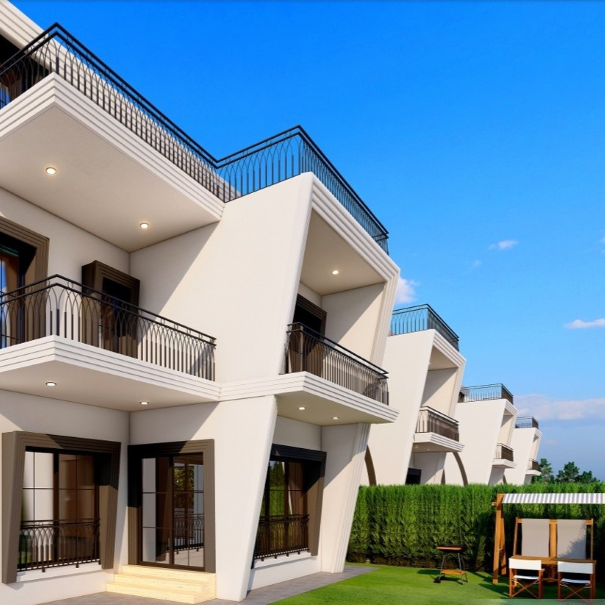 Luxurious 6+1 Mountain View Villa in Belek Center