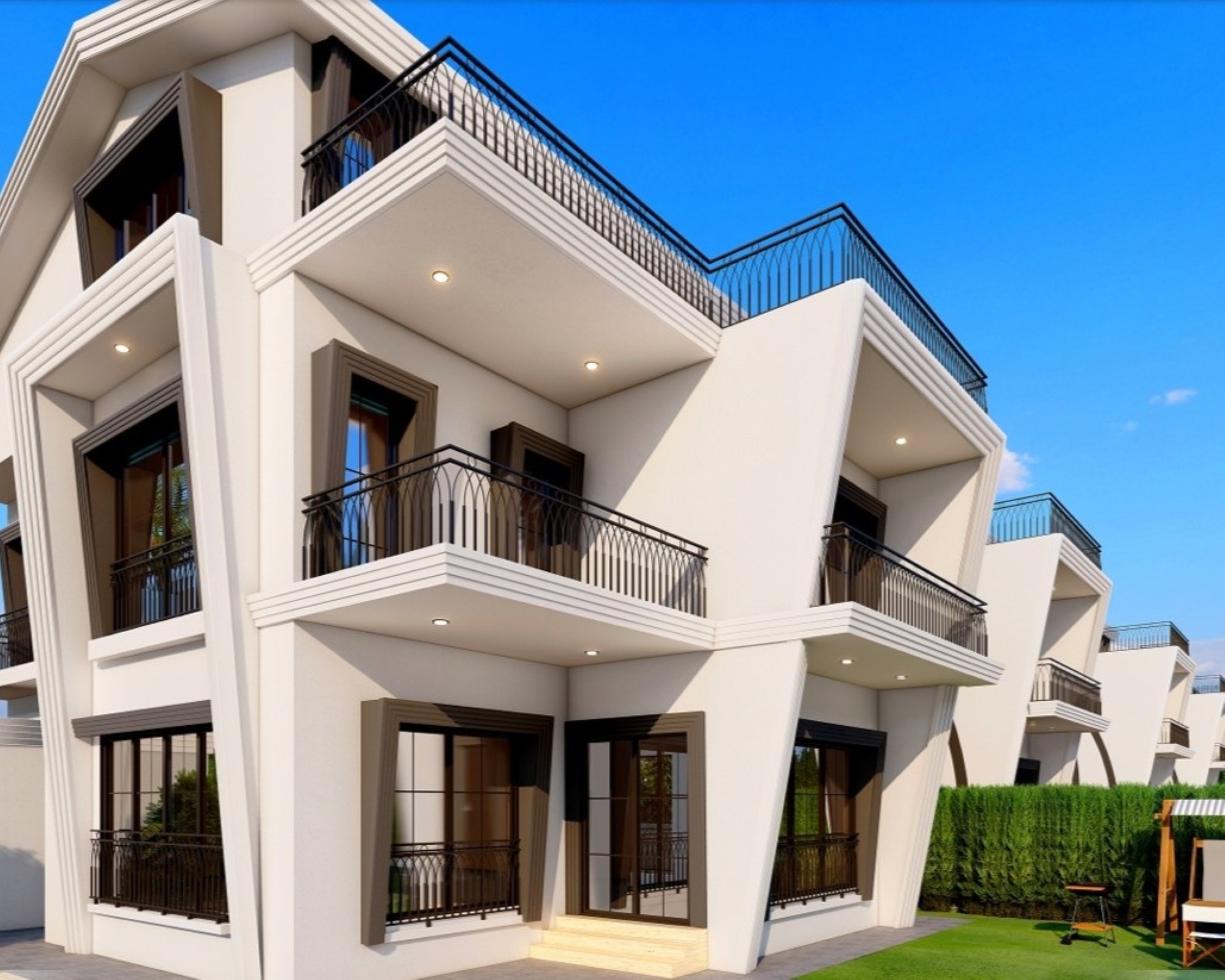 Luxurious 6+1 Mountain View Villa in Belek Center