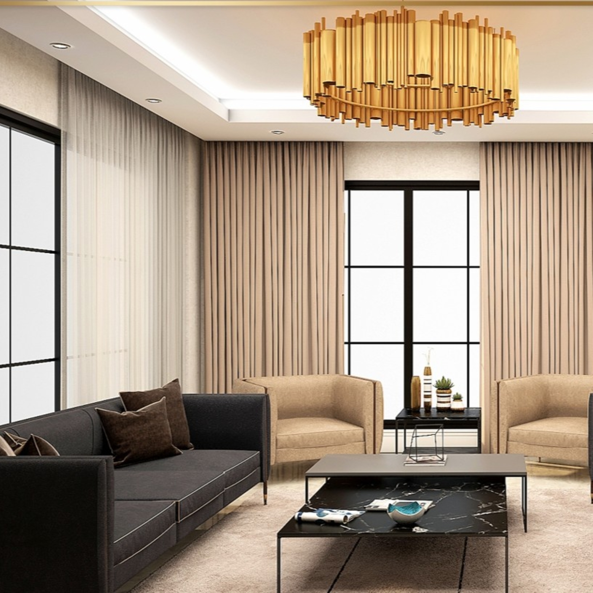 Luxurious 6+1 Mountain View Villa in Belek Center