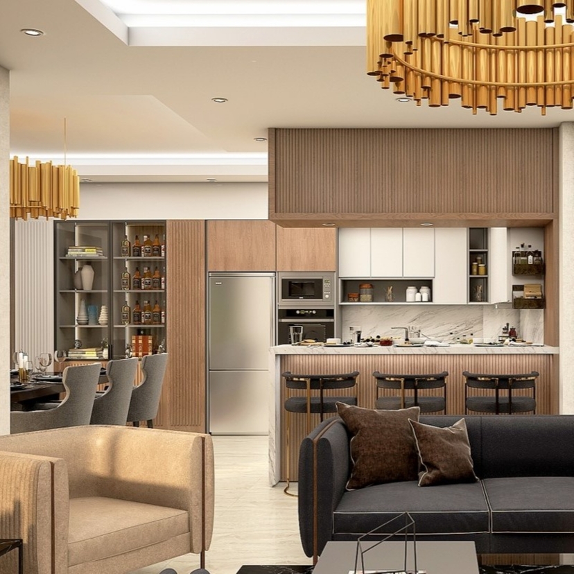 Luxurious 6+1 Mountain View Villa in Belek Center