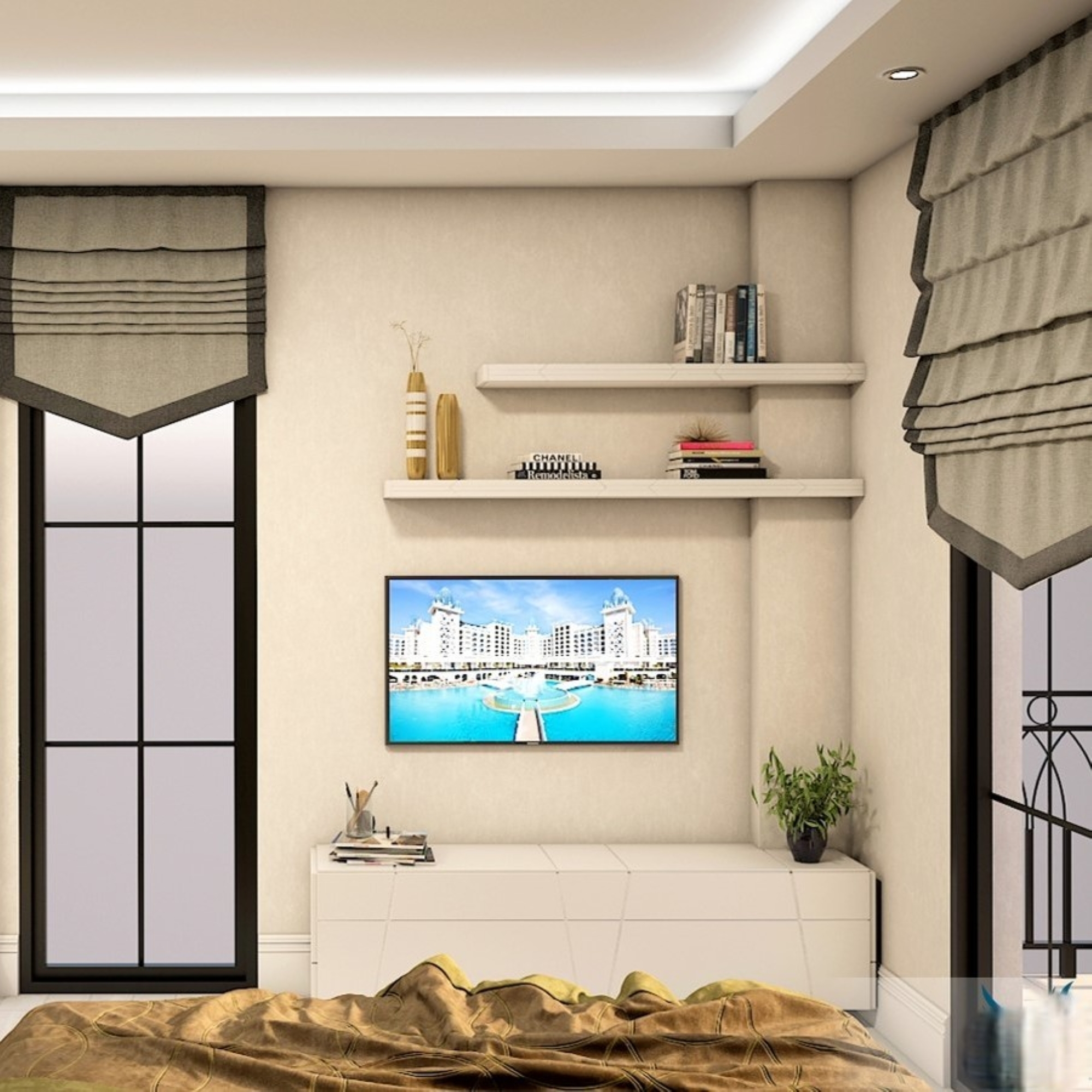 Luxurious 6+1 Mountain View Villa in Belek Center