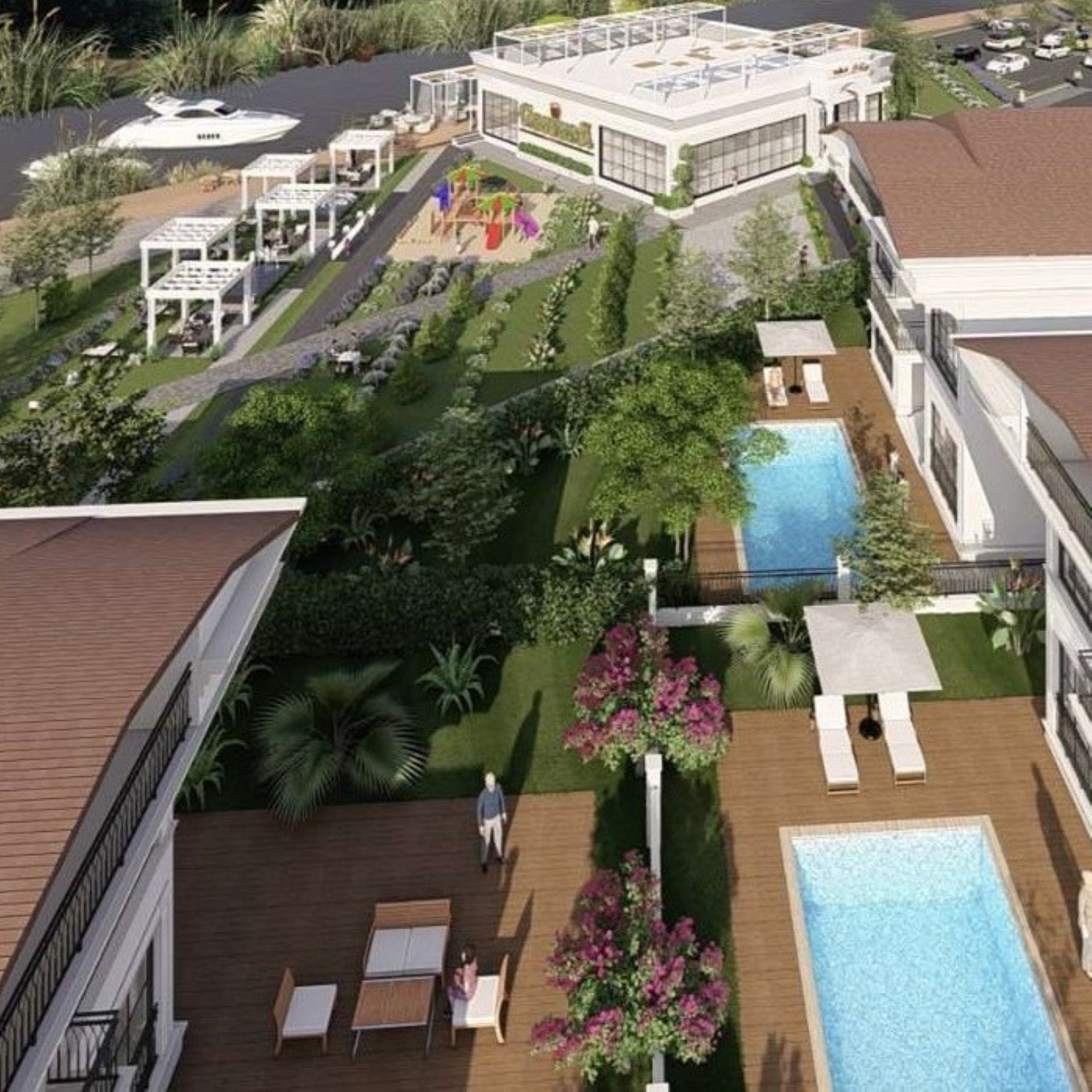 Luksuriøs Bjergudsigt 6+1 Villa i Belek Center
