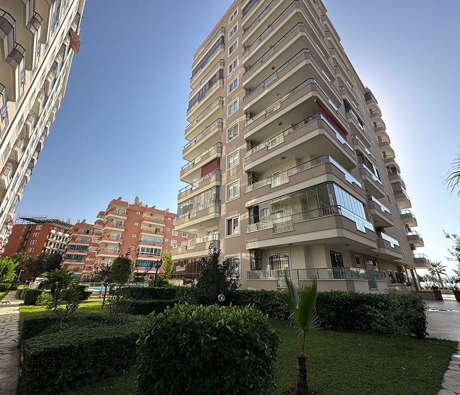 Luxuriöse 2+1 Wohnung mit Meerblick in Alanya