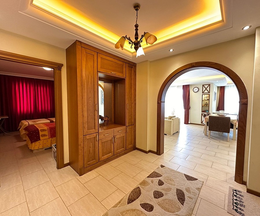 Luxuriöse 2+1 Wohnung mit Meerblick in Alanya