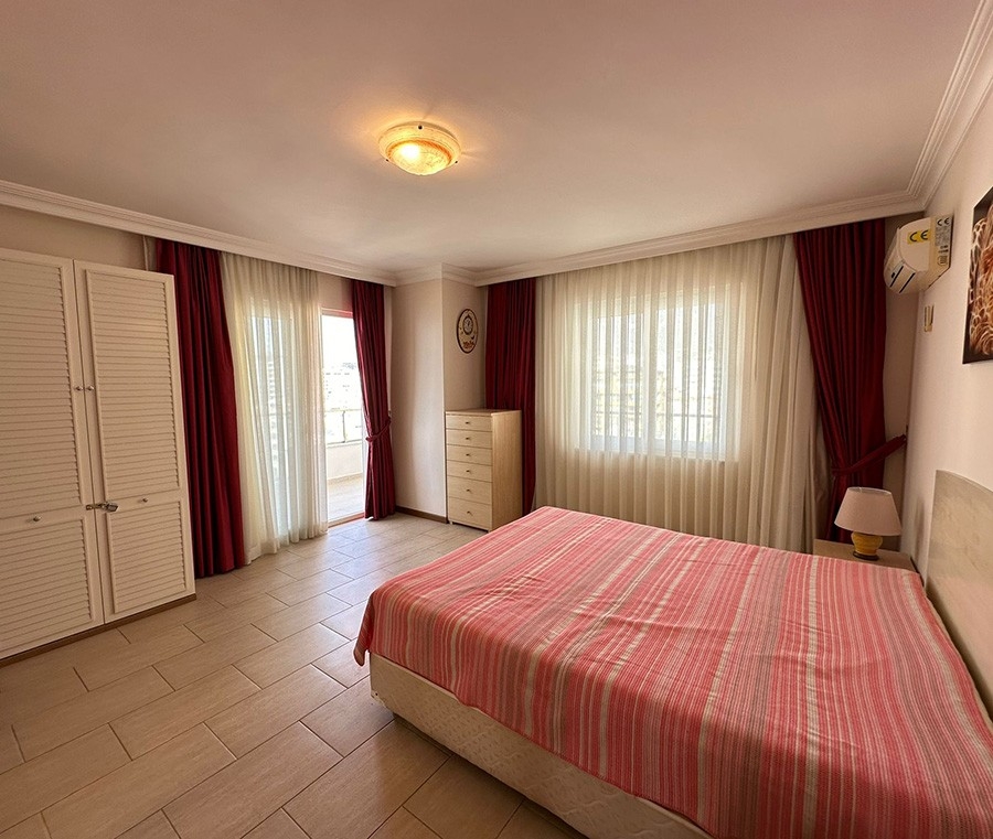 Luxuriöse 2+1 Wohnung mit Meerblick in Alanya