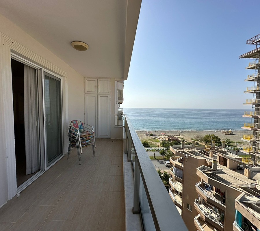 Luxuriöse 2+1 Wohnung mit Meerblick in Alanya