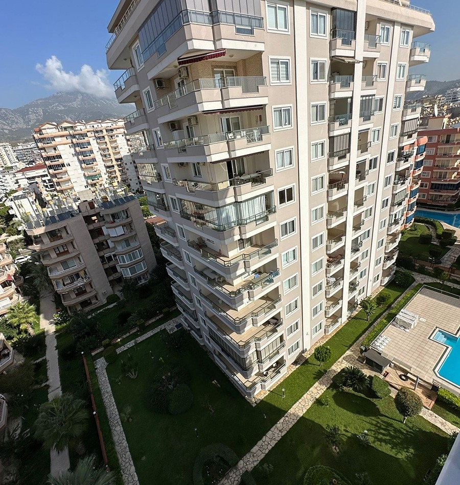 Luxuriöse 2+1 Wohnung mit Meerblick in Alanya