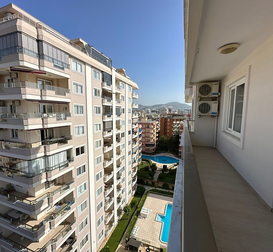Luxuriöse 2+1 Wohnung mit Meerblick in Alanya