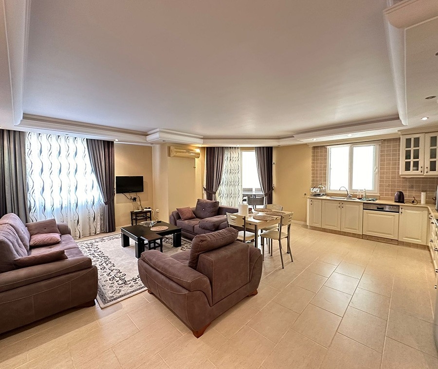 Luxury 2+1 Apartment with Sea View in Mahmutlar