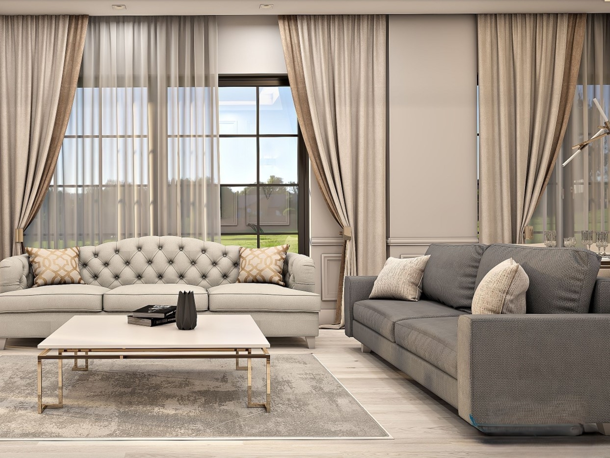 Luxurious 4+1 Mountain View Apartments in Belek