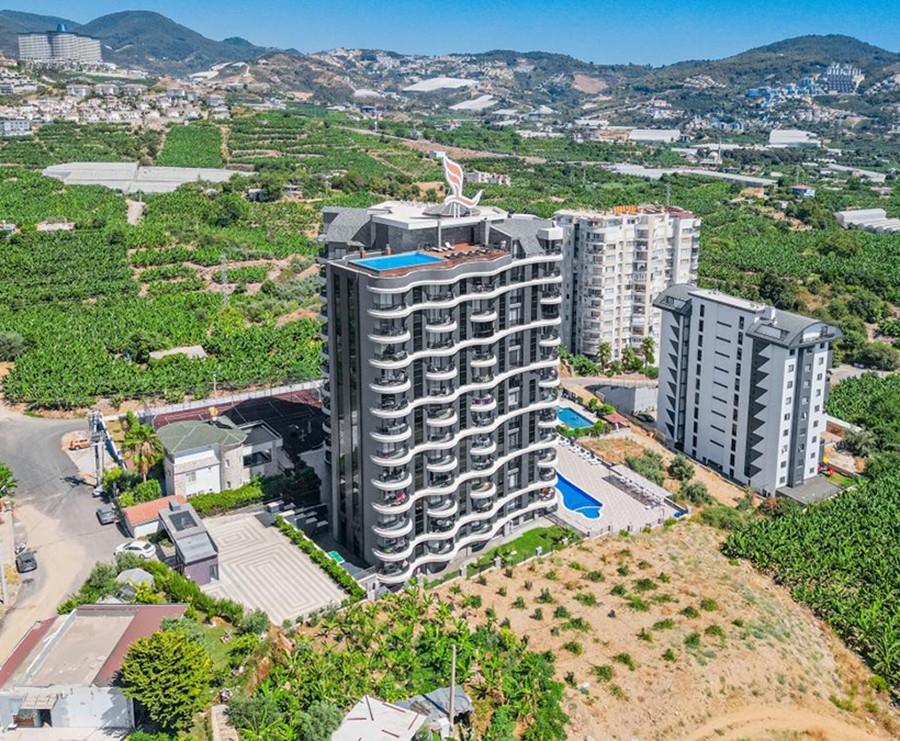 Luxury 2+1 Apartment with Mountain View in Mahmutlar