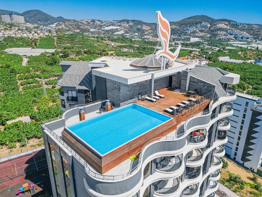 Luxury 2+1 Apartment with Mountain View in Mahmutlar
