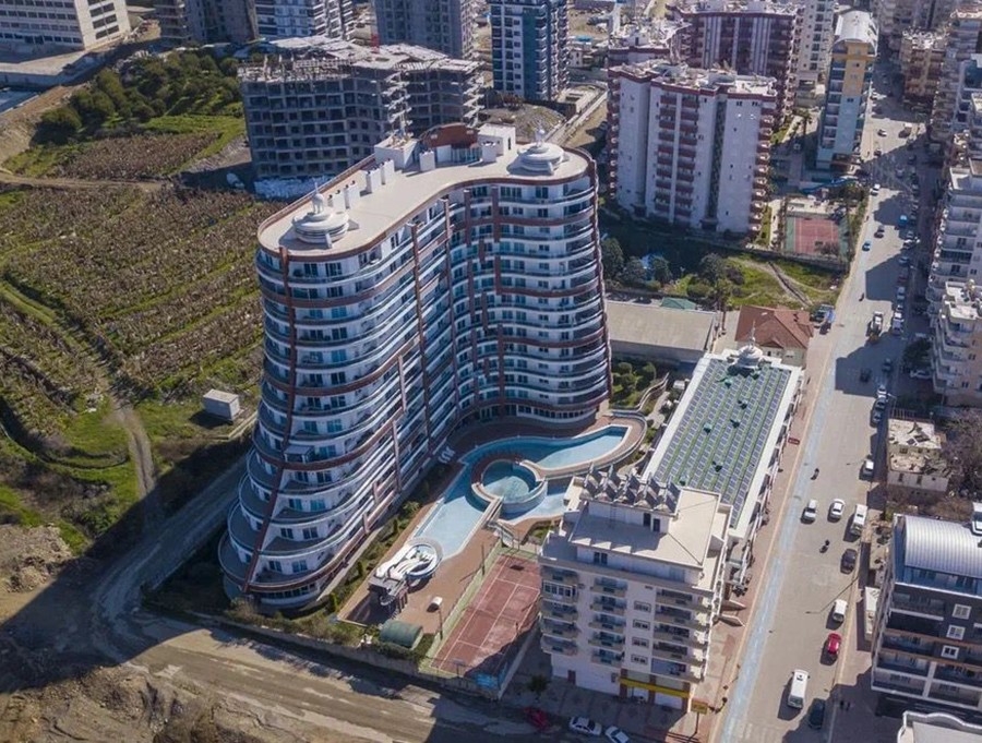 Luxuriöse 2+1 Wohnung mit Bergblick, Alanya - Mahmutlar