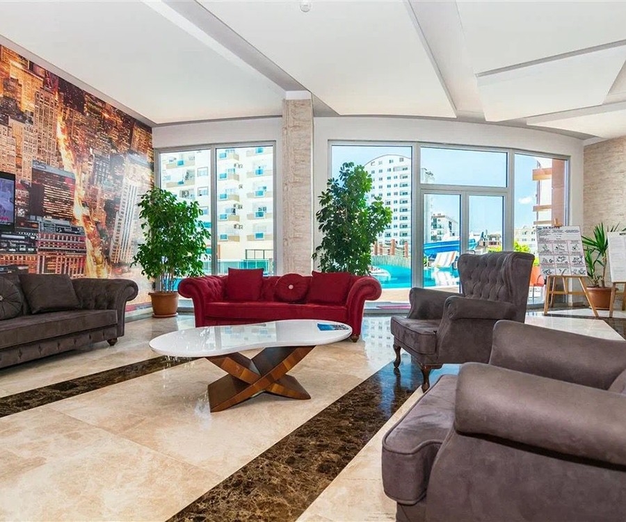 Luxuriöse 2+1 Wohnung mit Bergblick, Alanya - Mahmutlar