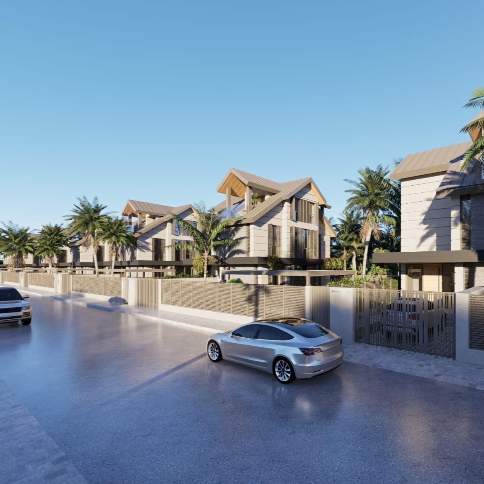 Luksus 3+1 Villa med Bjergudsigt i Belek Centrum