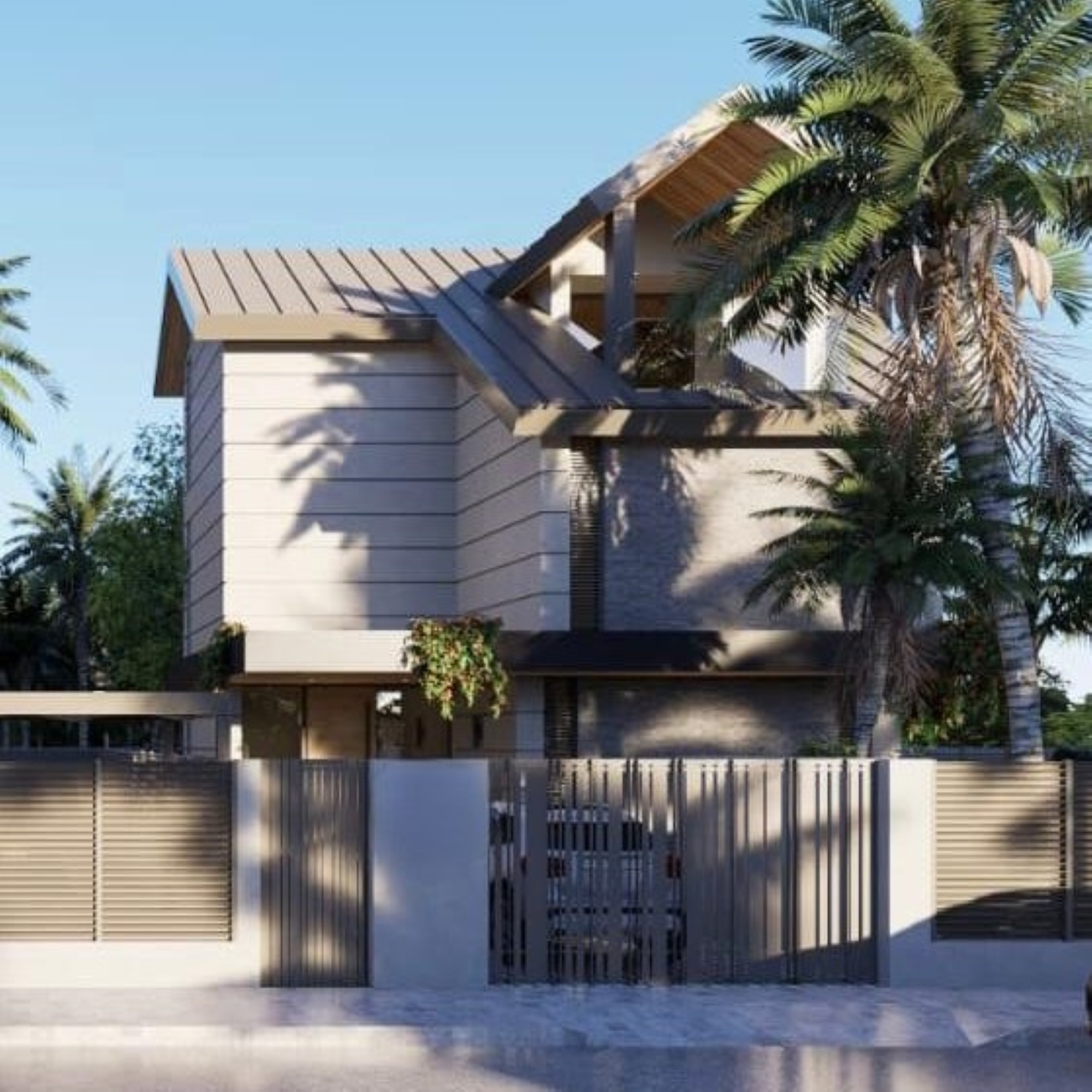 Luksus 3+1 Villa med Bjergudsigt i Belek Centrum