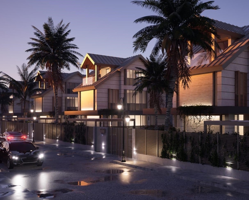 Luksus 3+1 Villa med Bjergudsigt i Belek Centrum
