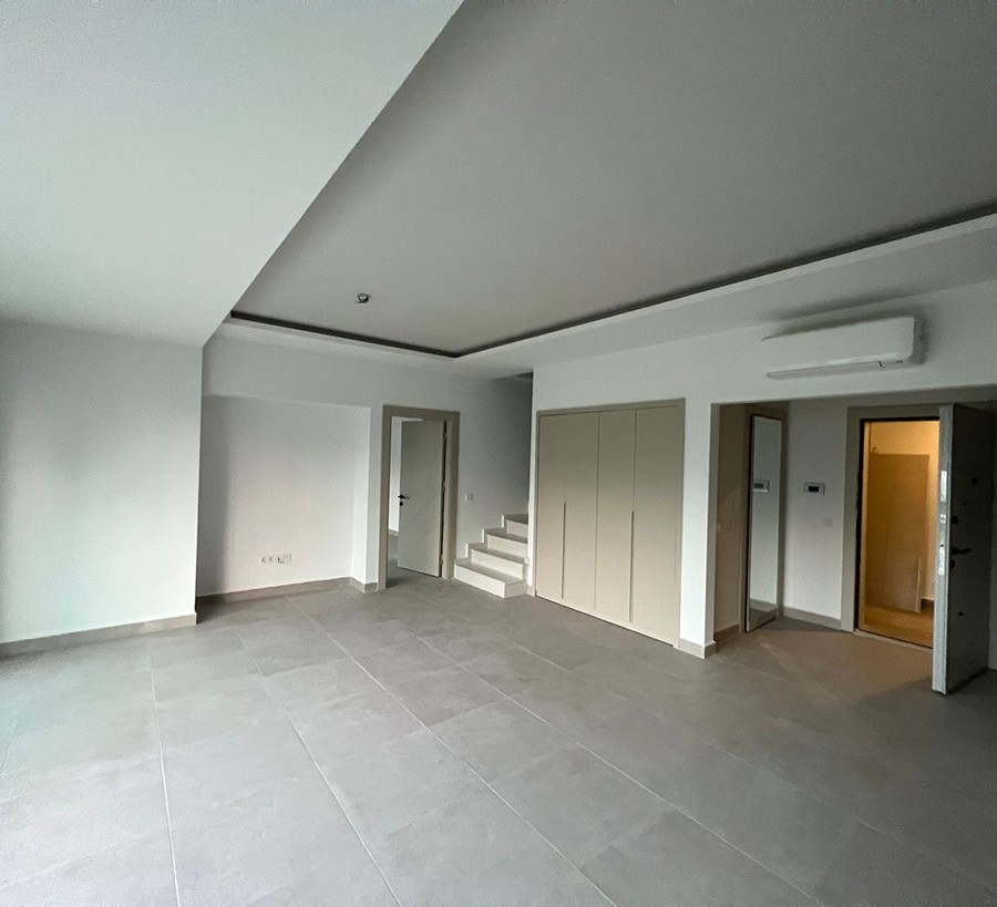 Luksus 3+1 Haveetage med Bjergudsigt, Alanya - Kestel