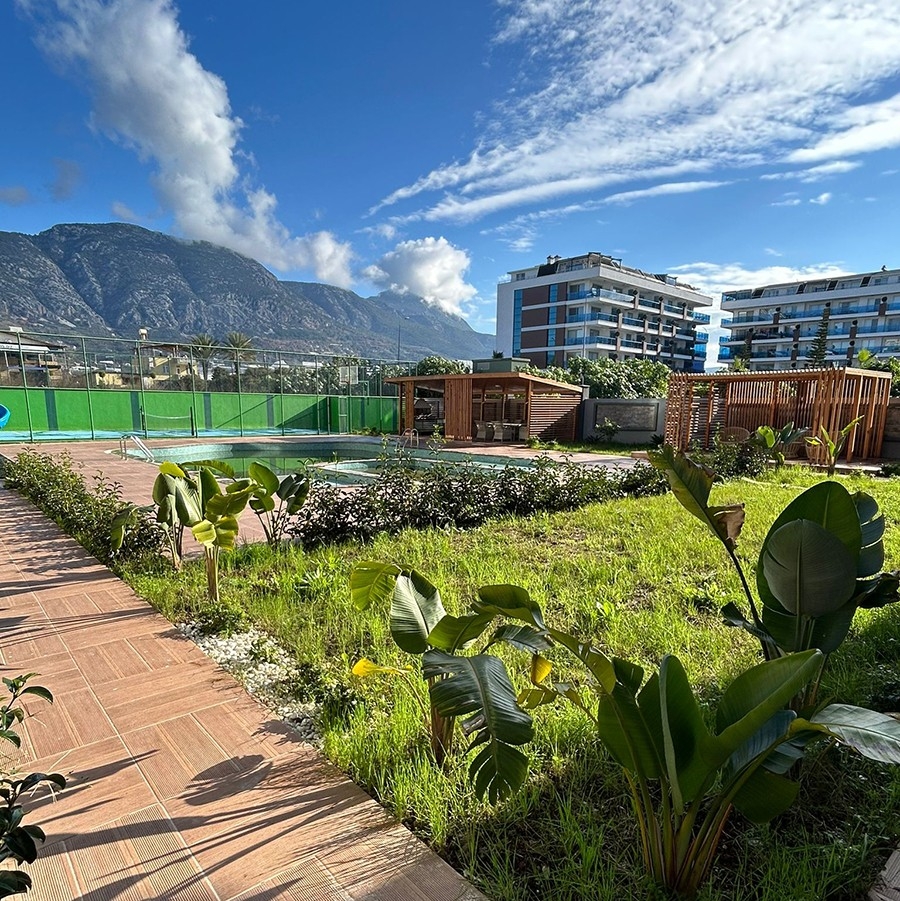 Luxury 1+1 Apartment with Mountain View in Kestel, Alanya