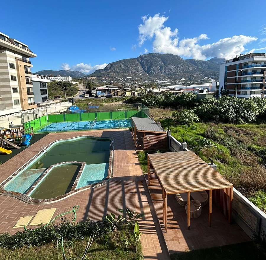 Luxury 1+1 Apartment with Mountain View in Kestel, Alanya