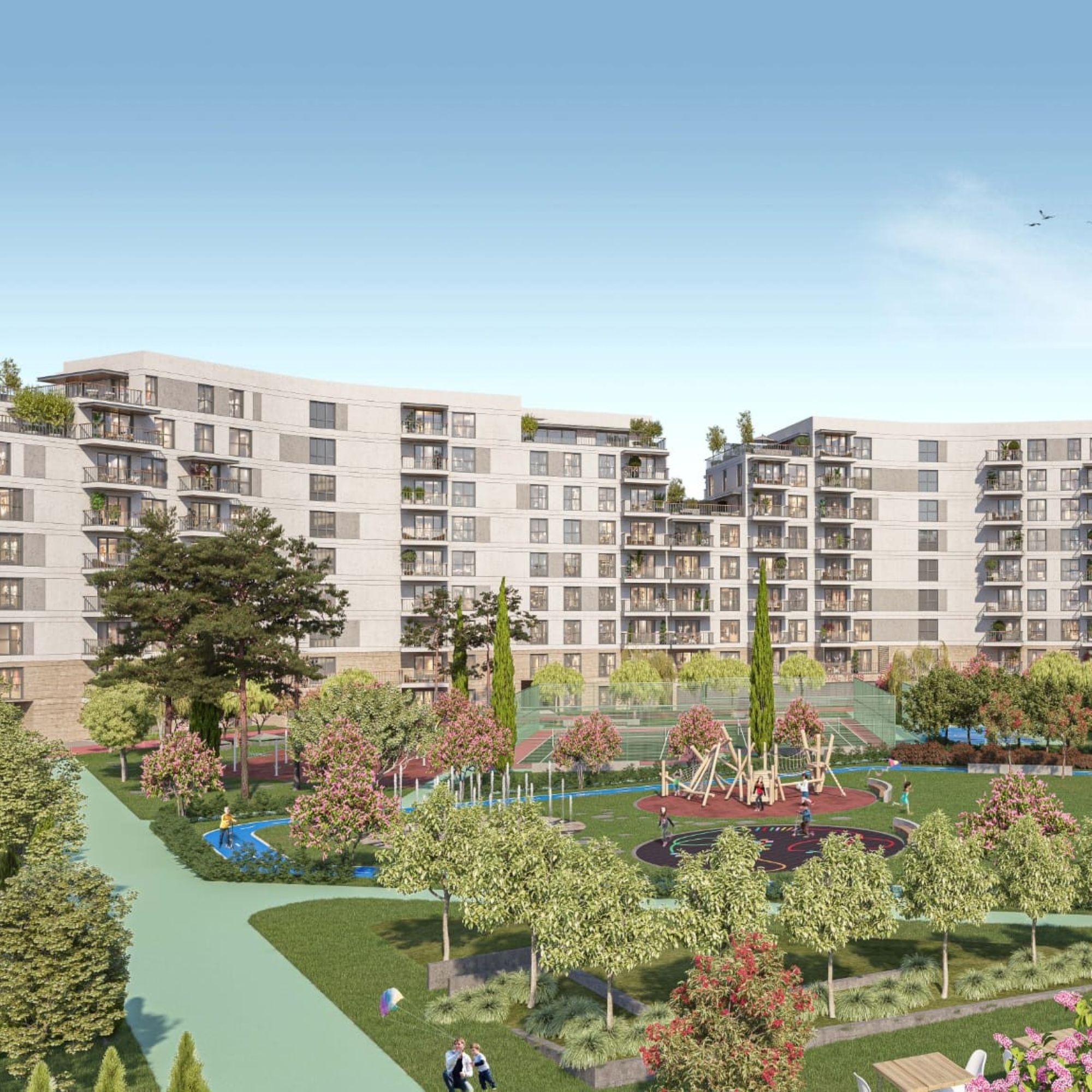 Luksuriøs 1+1 Lejlighed med Bjergudsigt i Antalya - ALTINTAŞ