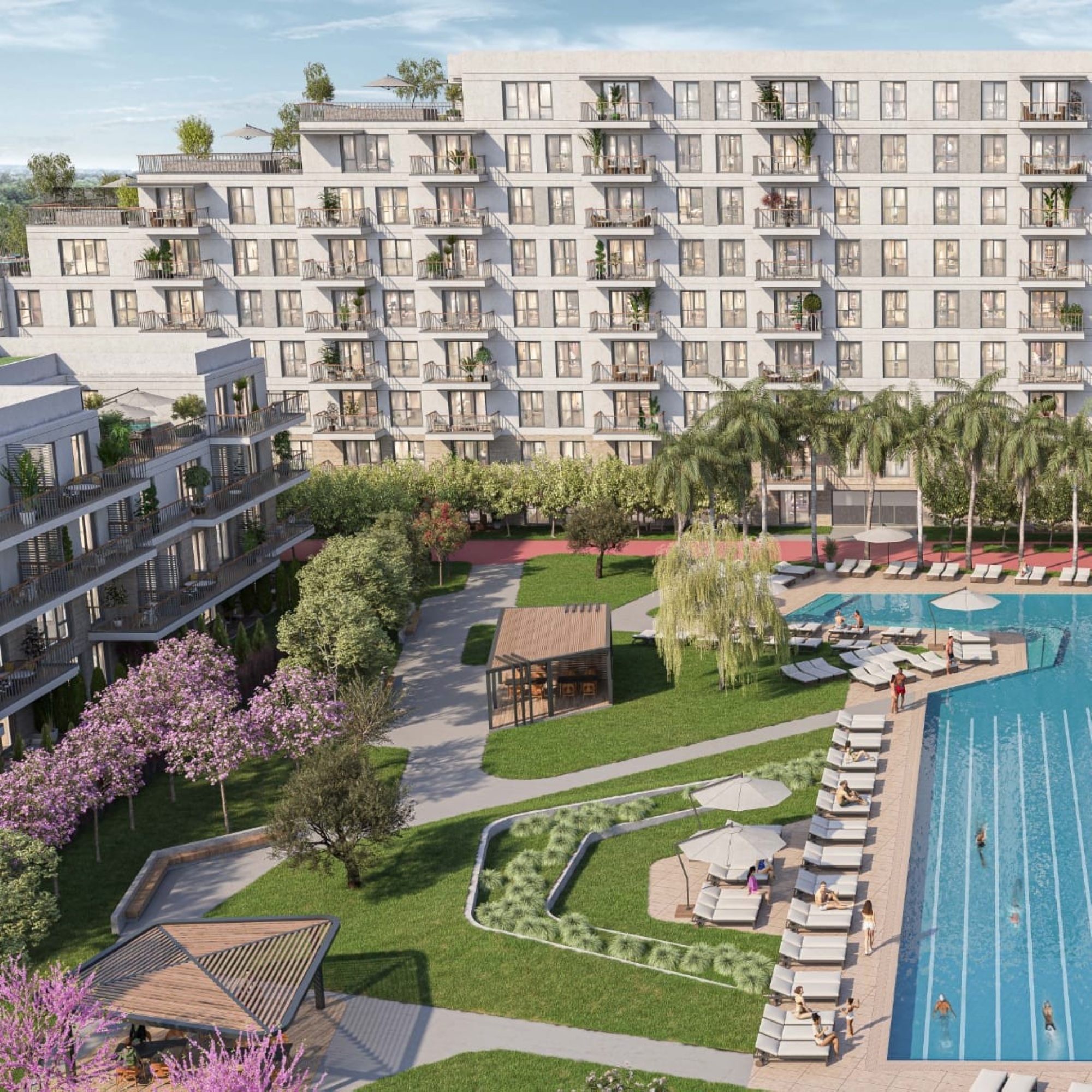 Luksuriøs 1+1 Lejlighed med Bjergudsigt i Antalya - ALTINTAŞ