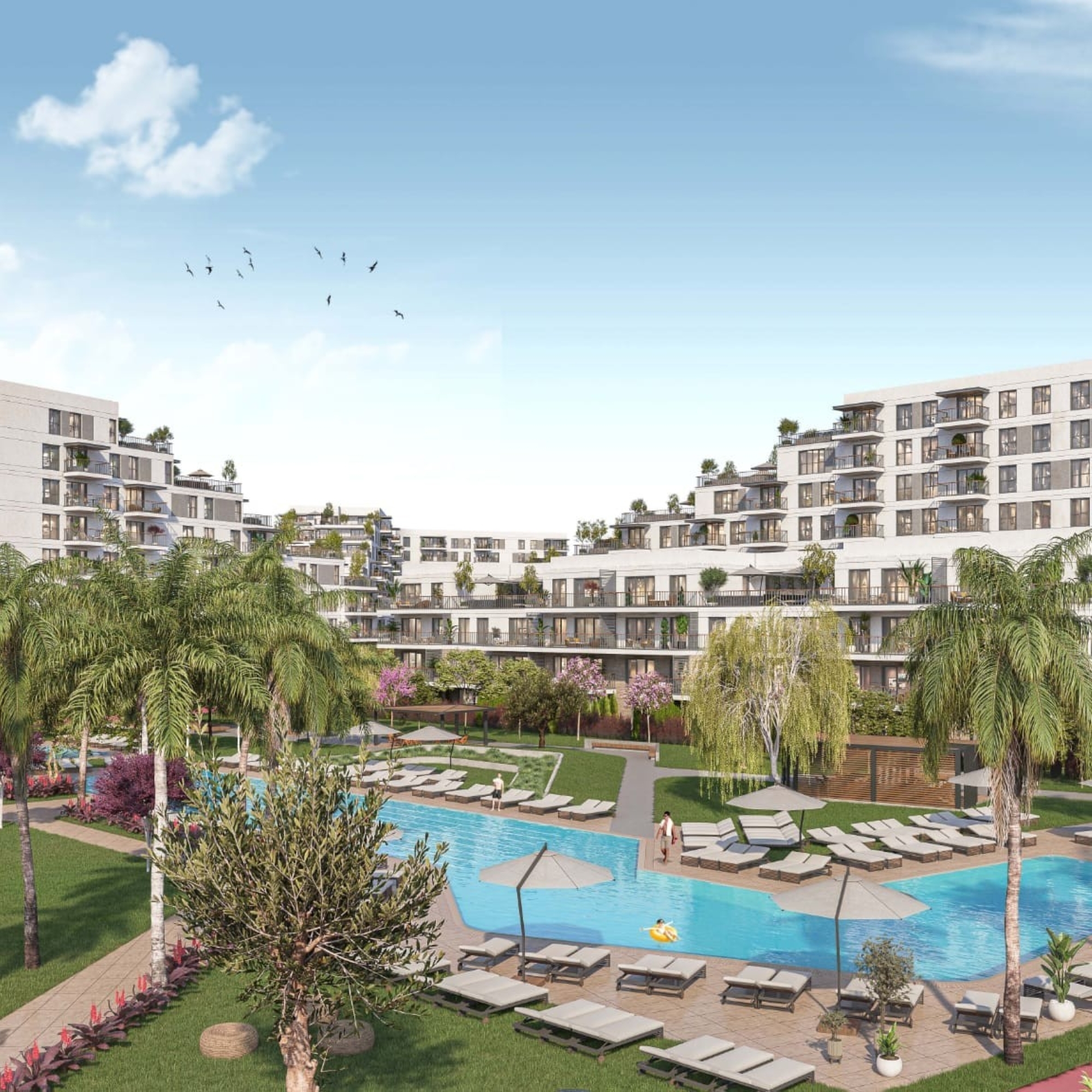 Luksuriøs 1+1 Lejlighed med Bjergudsigt i Antalya - ALTINTAŞ