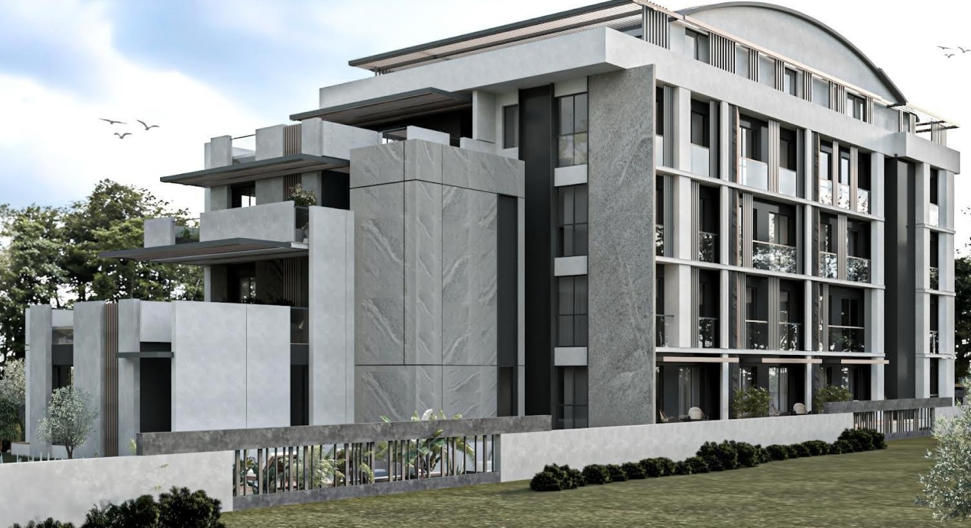 Mountain View 1+1 Apartment in Antalya - ALTINTAS