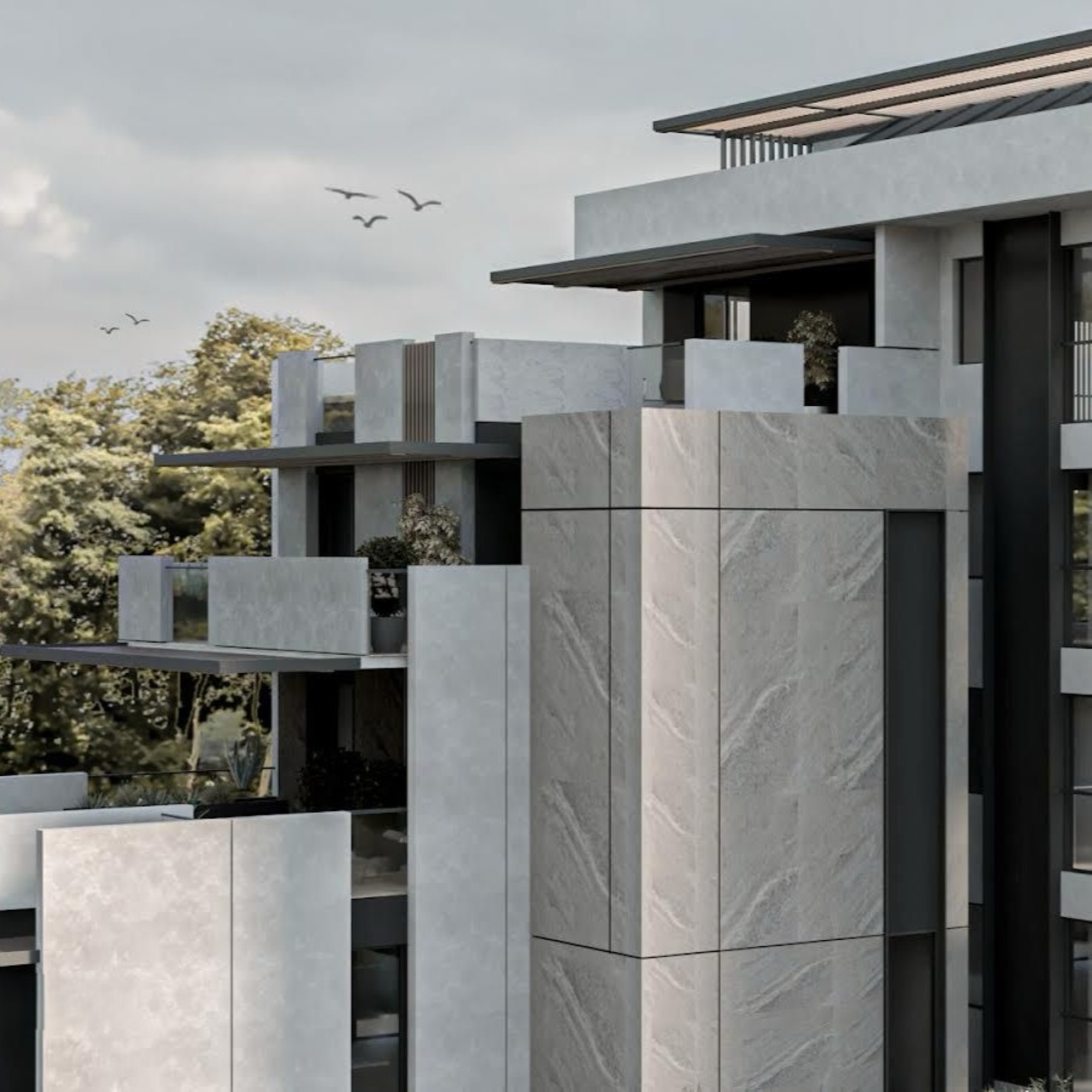 Mountain View 1+1 Apartment in Antalya - ALTINTAS