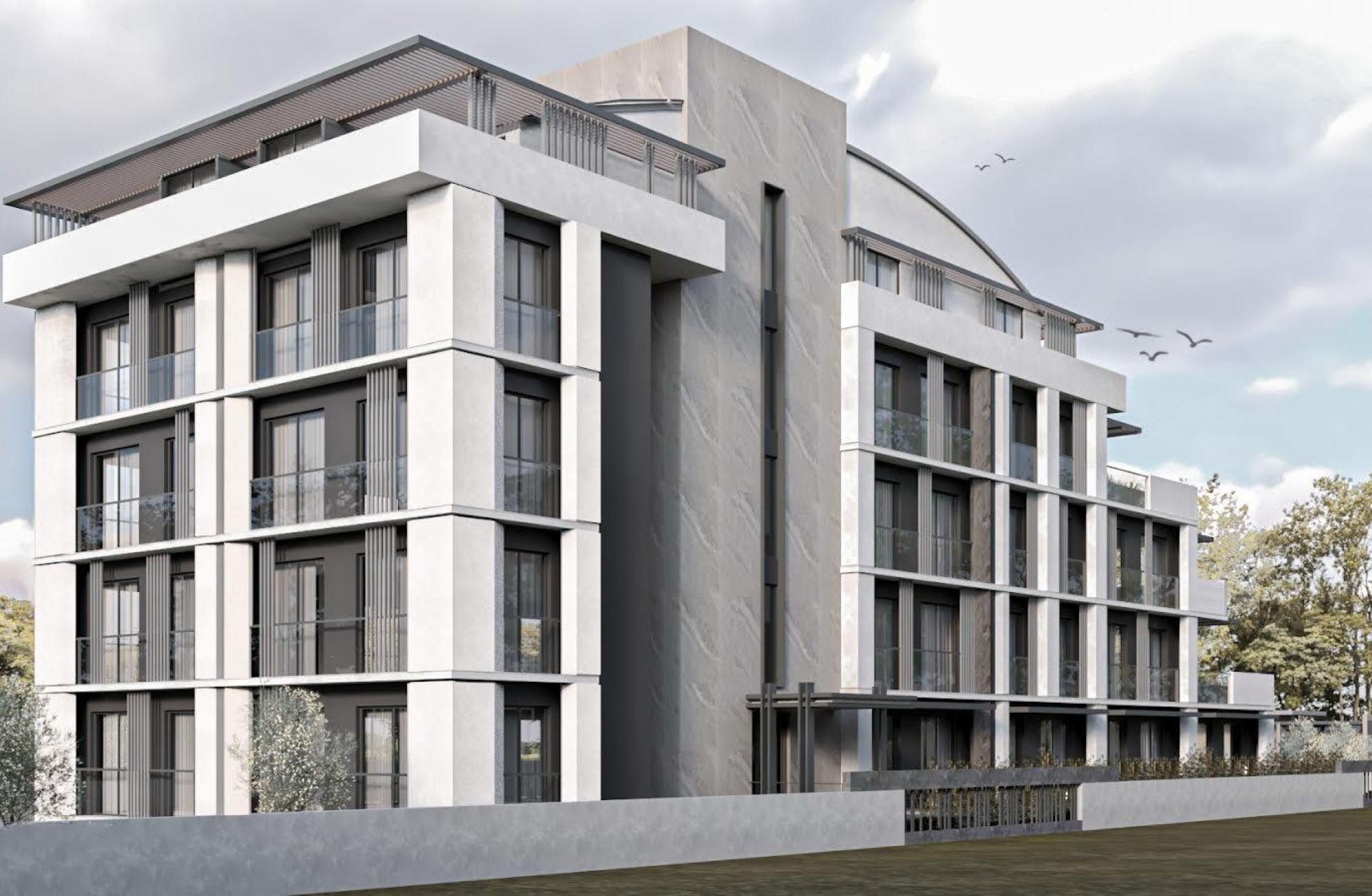 Mountain View 1+1 Apartment in Antalya - ALTINTAS