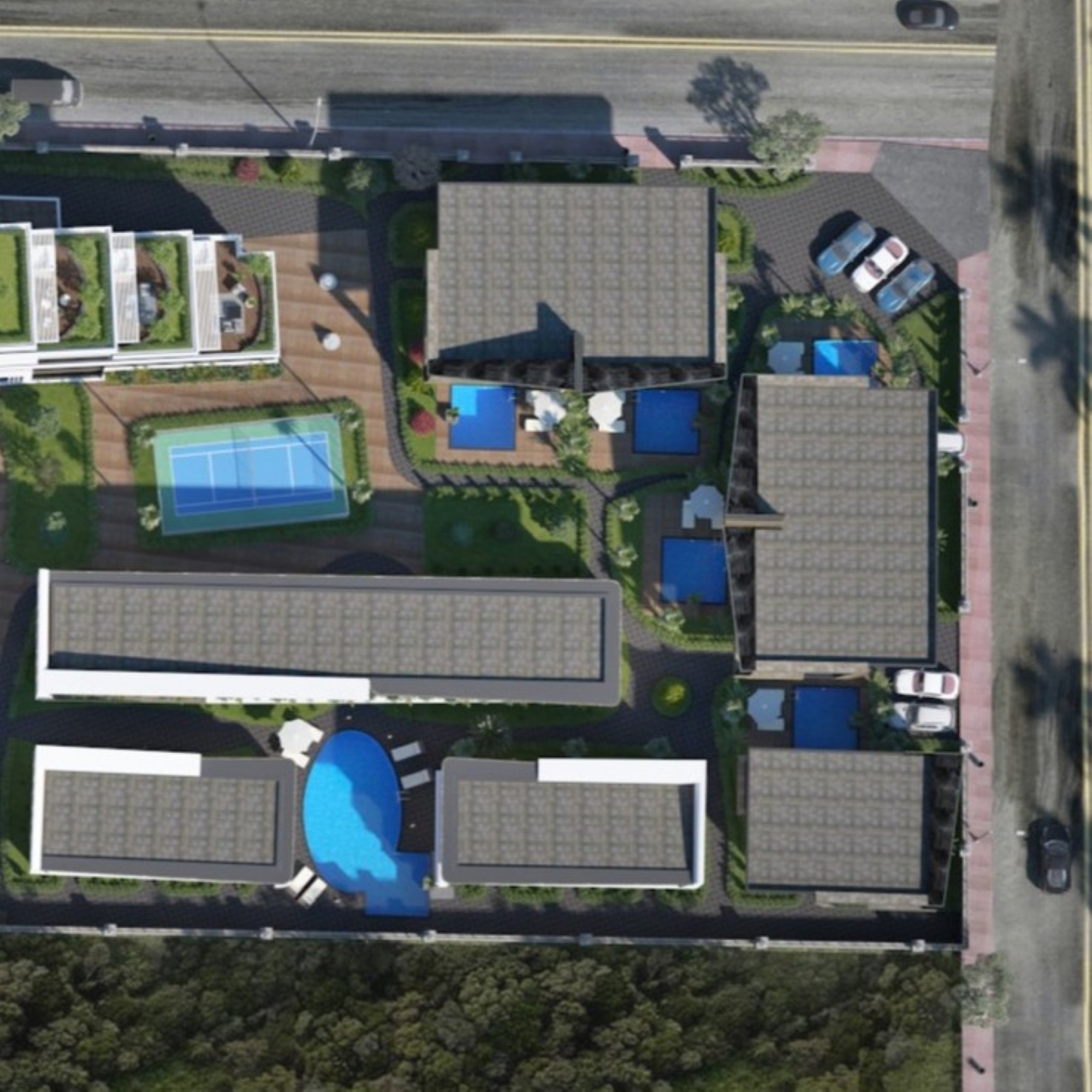 Romslig 4+1 Villa i Antalya - ALTINTAŞ