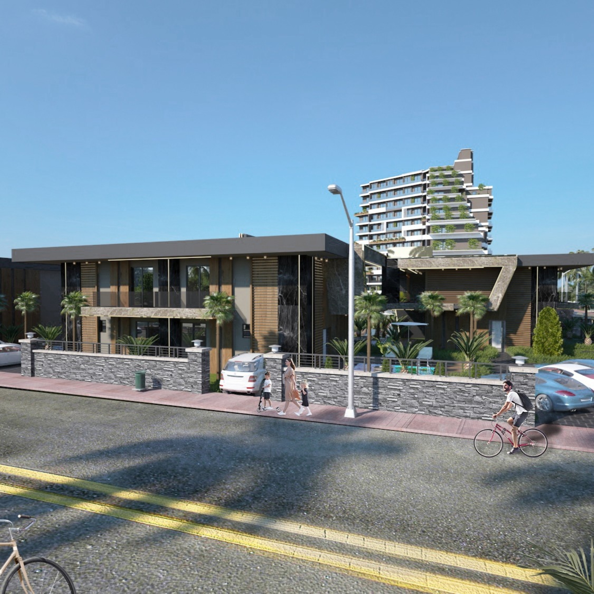 Romslig 4+1 Villa i Antalya - ALTINTAŞ