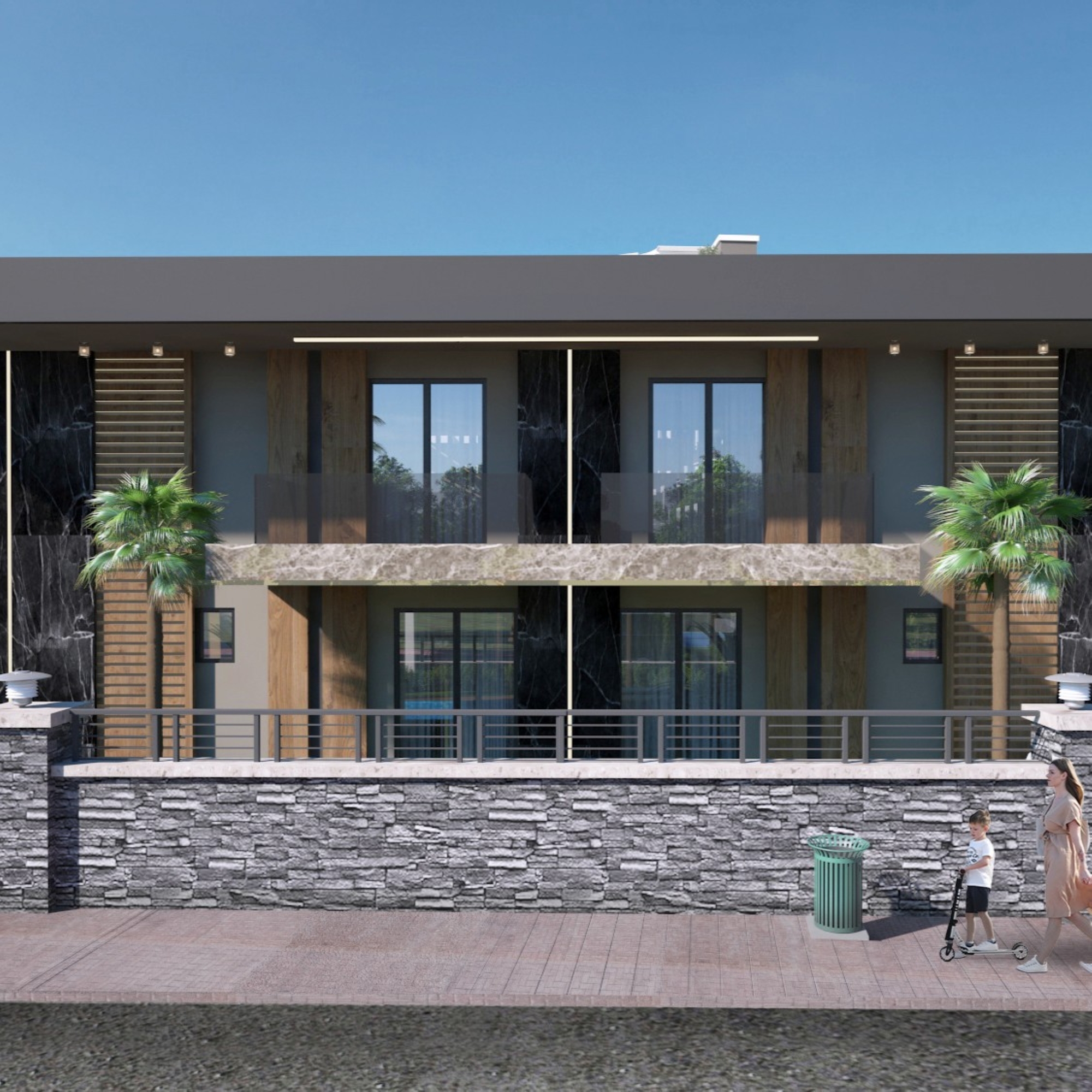 Romslig 4+1 Villa i Antalya - ALTINTAŞ