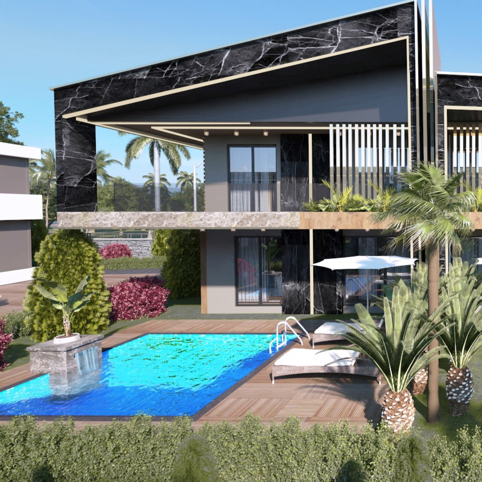 Romslig 4+1 Villa i Antalya - ALTINTAŞ