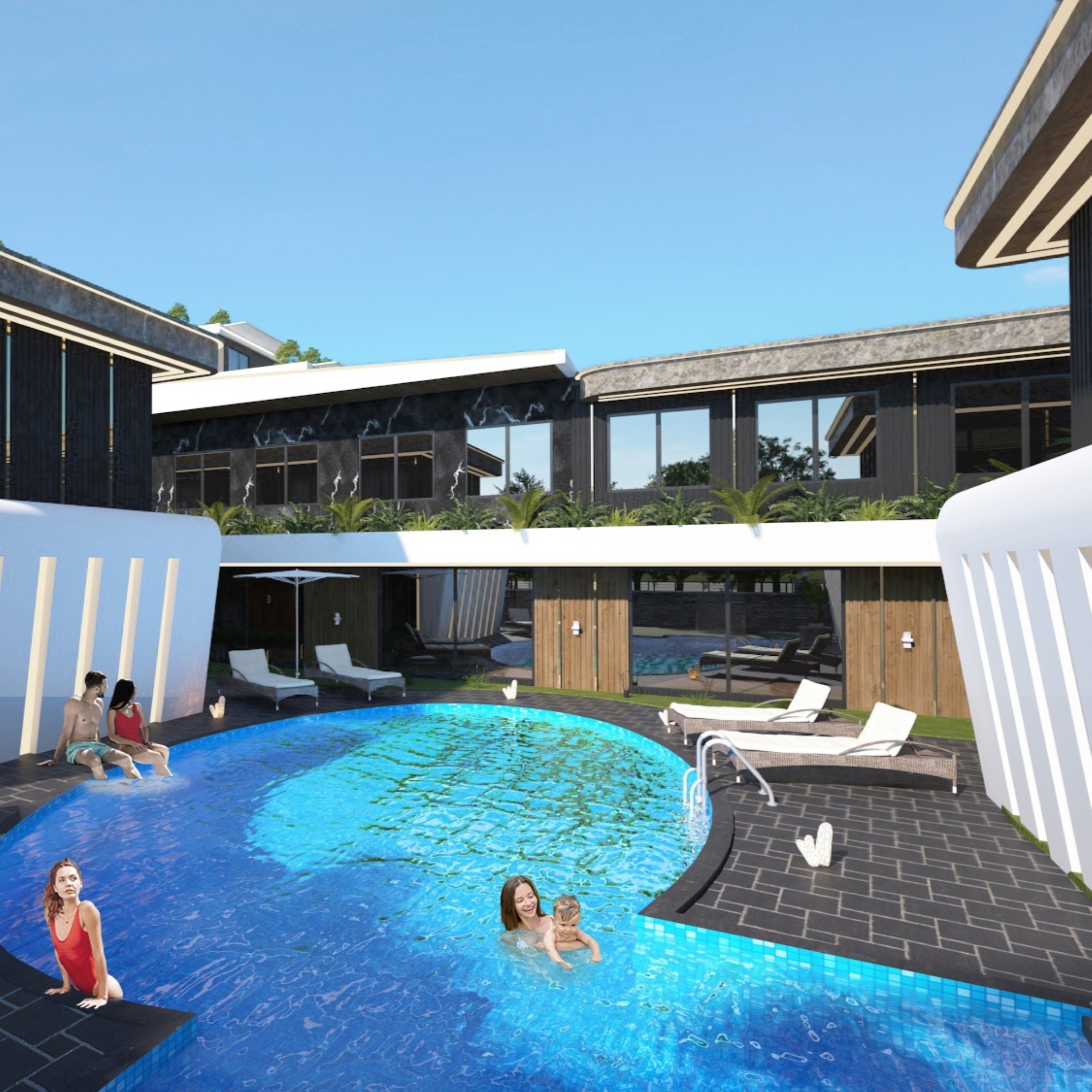 Romslig 4+1 Villa i Antalya - ALTINTAŞ