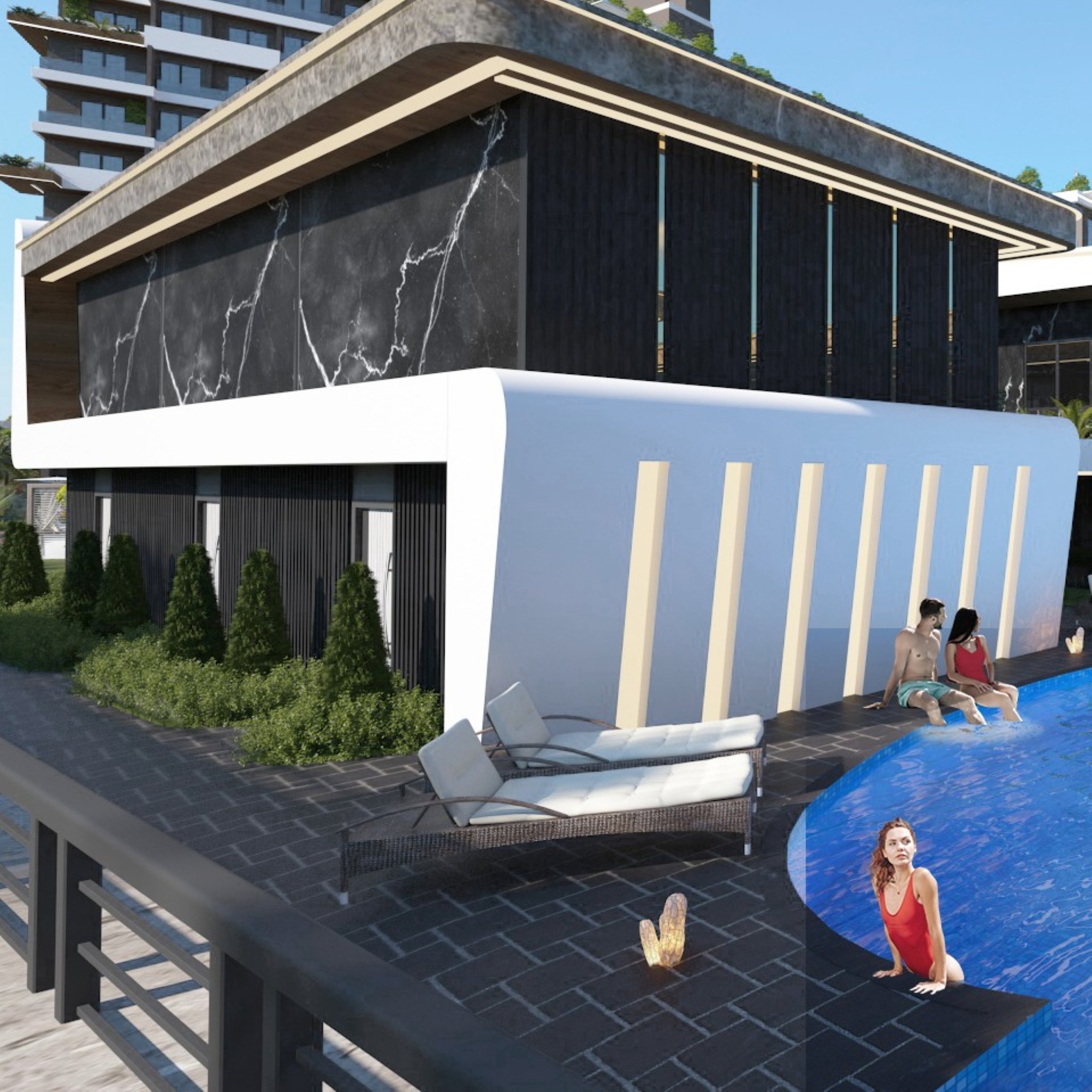 Romslig 4+1 Villa i Antalya - ALTINTAŞ